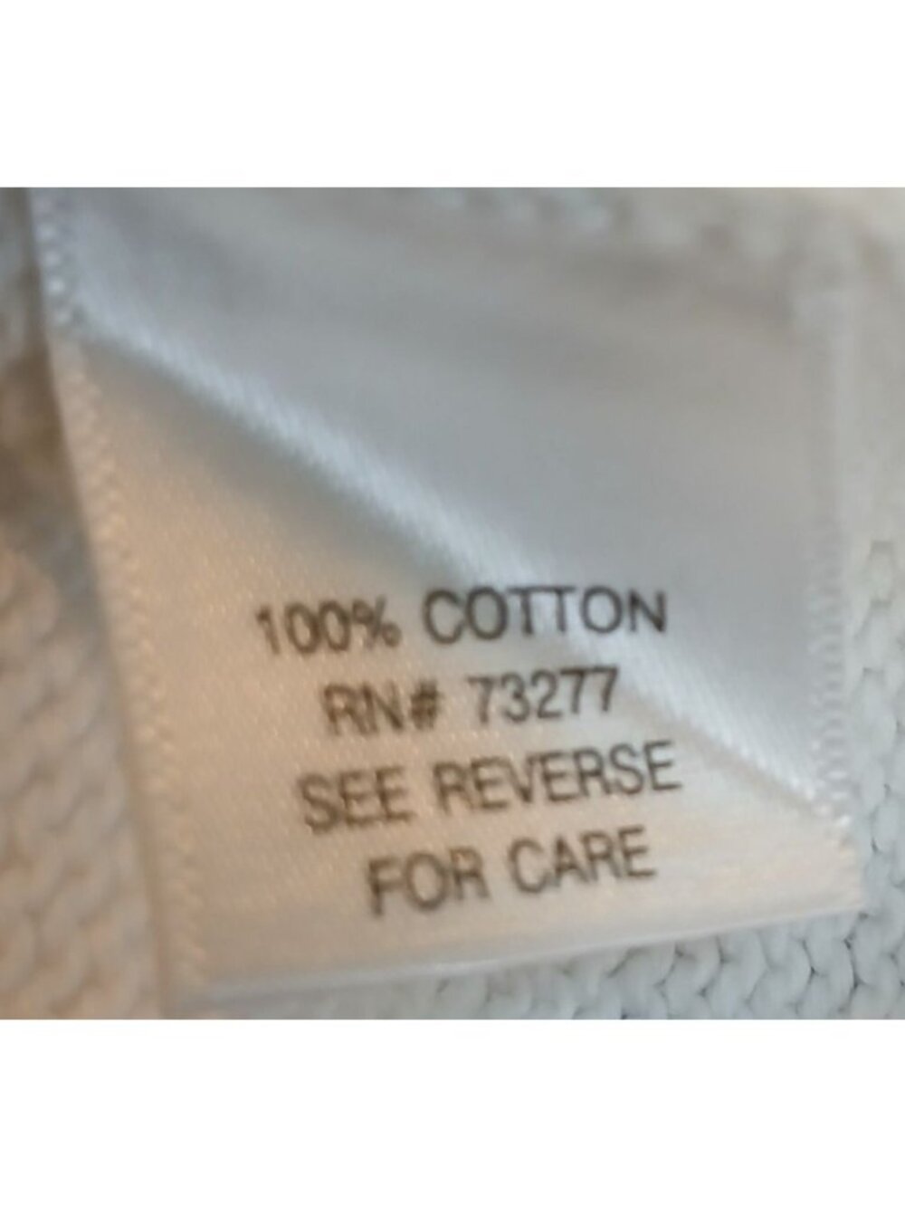 Croft & Barrow Womens White Shawl Collar Sweater M 100% Cotton #D-20 - Picture 5 of 9